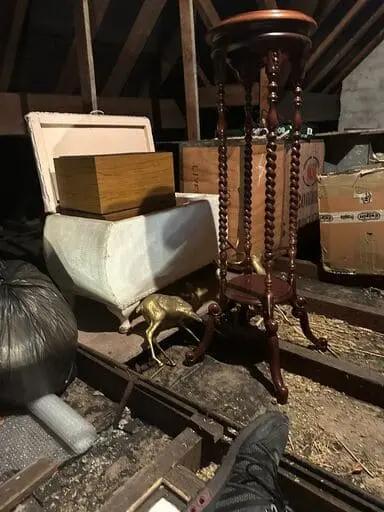 Before attic clearance by Cornwall Waste Clearance