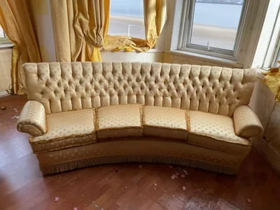 Before room clearance by Cornwall Waste Clearance